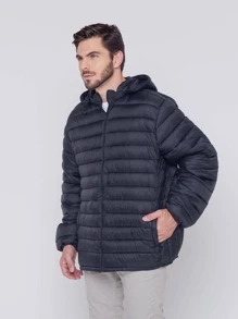 I Me FASHION  JAQUETA BOBOJACO ACOCHOADO COM TOUCA COM ZIPER pra Frio Com Pelo Lisa