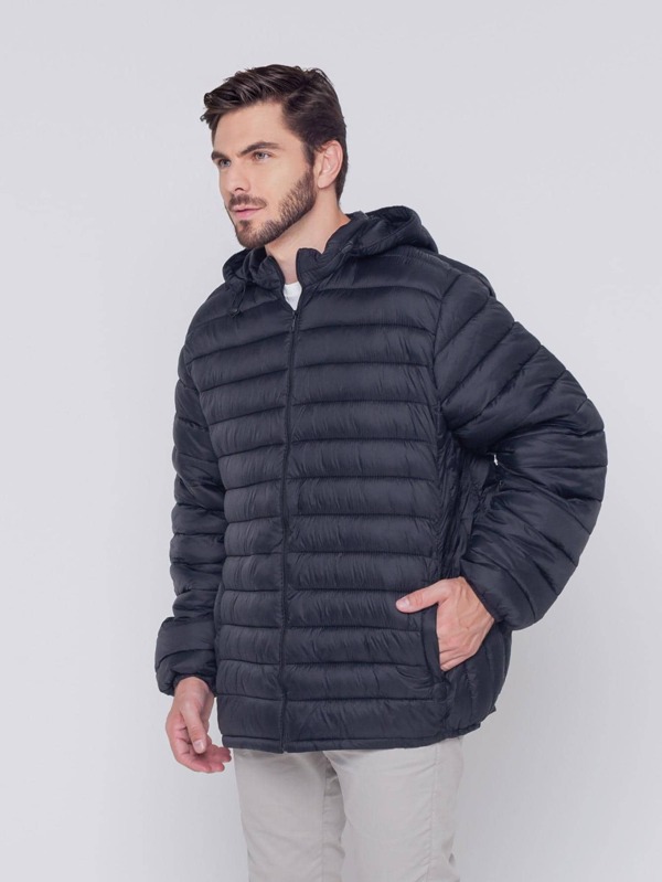 I Me FASHION  JAQUETA BOBOJACO ACOCHOADO COM TOUCA COM ZIPER pra Frio Com Pelo Lisa