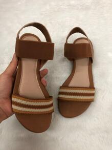 Women Flat Sandals - Lạc đà - Xem 2