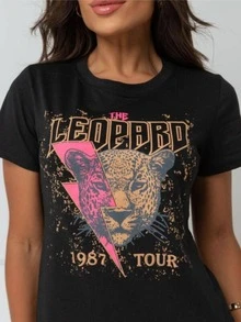 Women T-Shirts - Black - View 2