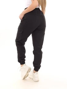 Women Jeans - 黑色 - 查看 3