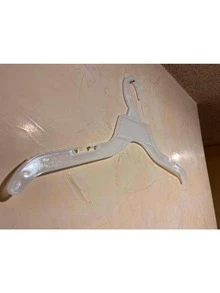 50 ganchos para ropa camisas blusas saco traje suéter 15 pulg. - transparente - Ver 4