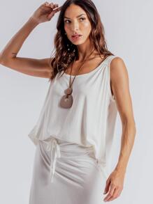 Women Tank Tops & Camis - 白色 - 查看 1