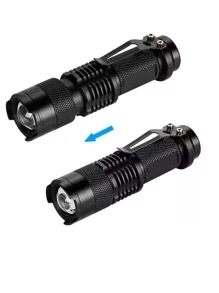 2000 Lumens Rechargeable Lamp With Transit Cone - Black - View 3