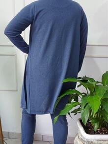 Women Two-piece Outfits - Màu xanh lam - Xem 2