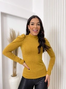 Women Tops - Yellow - View 2