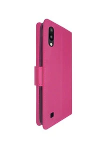 Premier Diary Wallet Case For Galaxy M10 - 玫紅色 - 查看 6