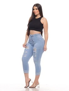 Women Jeans - Rửa nhẹ - Xem 4