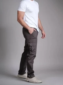 Men Pants - Grey - View 1