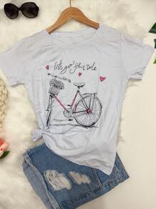 Women T-Shirts - trắng - Xem 2