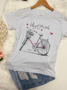 Women T-Shirts - trắng - Xem 3