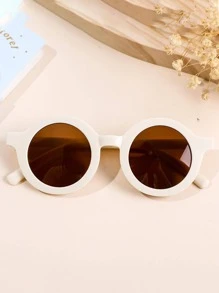 1 chiếc kính thời trang mờ, kính thời trang trang trí sàn diễn mẫu mới, kính đạo cụ chụp ảnh, kính thời trang mùa hè - trắng - Xem 3