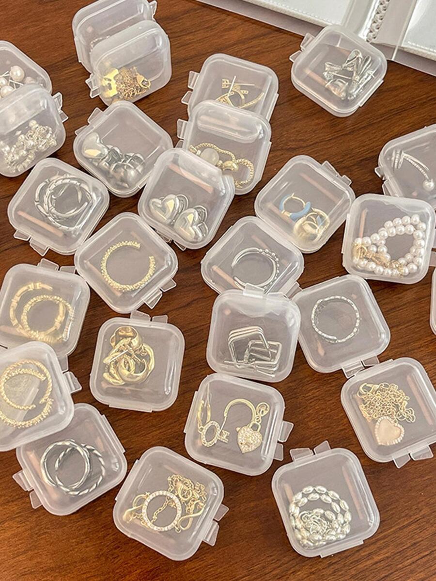 10入組透明收納盒 - 無色 - 查看 1