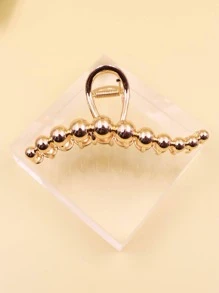 金色簡約髮爪 - 金色 - 查看 4