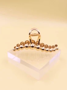 金色簡約髮爪 - 金色 - 查看 5