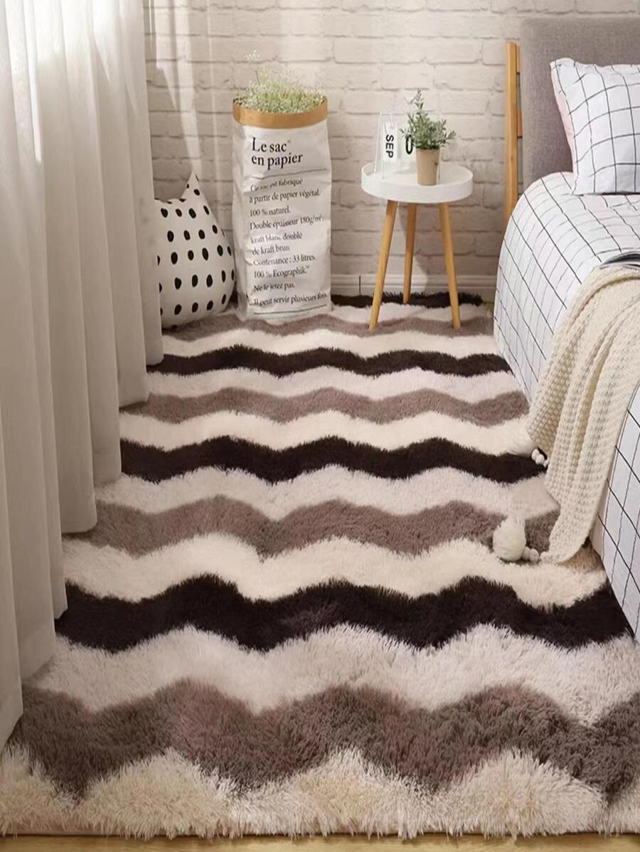 1pc Premium Soft Fluffy Carpet, 1cm Thick Sponge Pad, Comfortable For Bare Feet, Fluffy Floor Mat For Bedroom, Living Room, Home Decor, Cute Luxury Non-Slip Carpet For Indoor, Outdoor Picnic