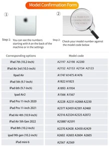 1 个可旋转保护壳，带 DIY 贴纸，适用于 iPad 7/8/9（10.2 英寸）、iPad Mini 4/5/6 - 黑色 - 查看 8
