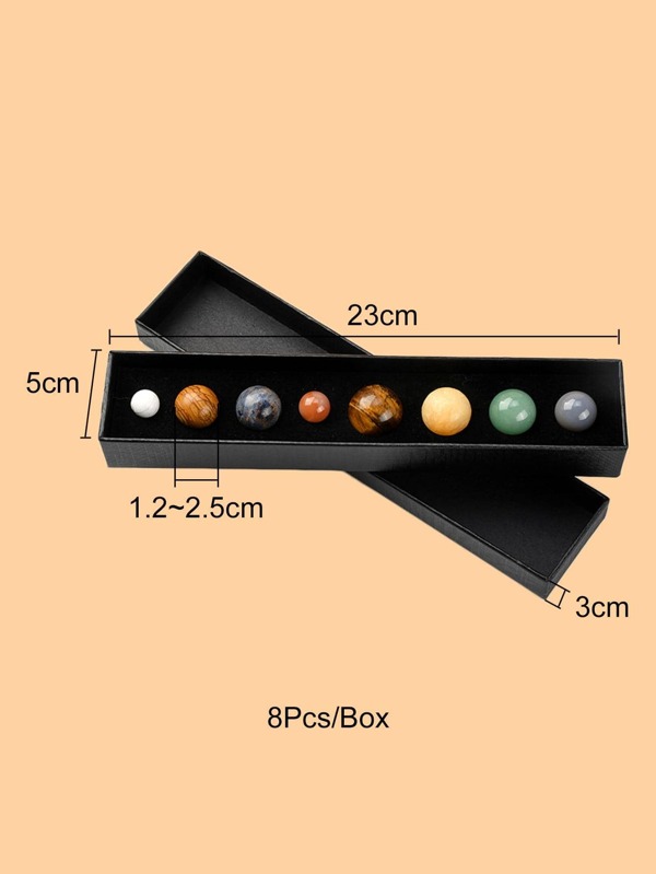 Sistema Solare In Pietre Preziose - 9 Pianeti Decorativi Per Collezionisti E Meditazione