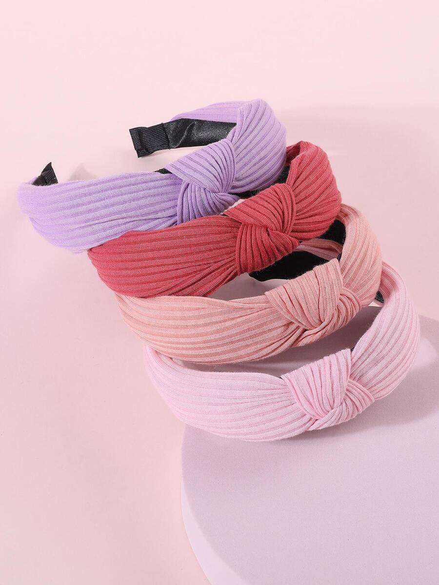 4入組女孩結飾時尚髮箍適用於日常生活 - 彩色 - 查看 1