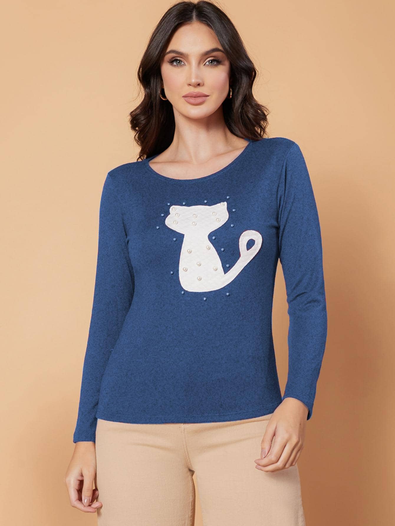 Women T-Shirts - Xanh đậm - Xem 1