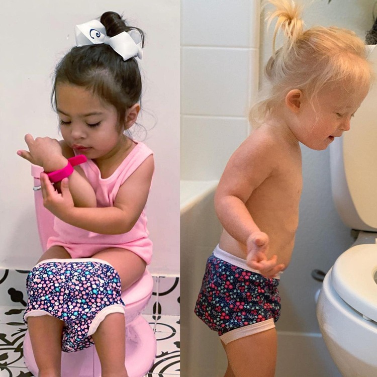 Baby Girls' Padded Potty Training Pants Underwear, 12M-5T - Pink - View 5