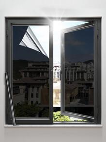 1 Tấm Phim Thủy Tinh Cách Nhiệt Tấm Che Nắng Cửa Sổ Cho Gia Đình, Ban Công, Tòa Nhà Văn Phòng, Chống Nắng, 45Cm X 1M/2M/3M/5M/10M - màu đen - Xem 2