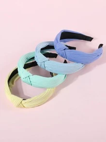 4入組女孩結飾時尚髮箍適用於日常生活 - 彩色 - 查看 2