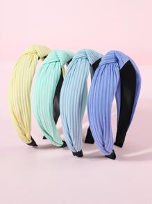 4入組女孩結飾時尚髮箍適用於日常生活 - 彩色 - 查看 3