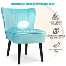 Sillas de salón - Azul menta - Ver 6