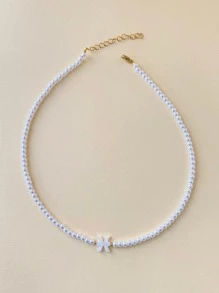 1 Miếng Đúng mốt 12 Trang trí chòm sao Ngọc trai giả Đính cườm Dây chuyền Đối với phụ nữ Để Trang Trí Hàng Ngày - trắng - Xem 7