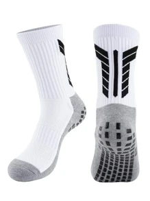 1 đôi Vớ bóng đá thể thao ngoài trời dày & chống mài mòn - Nhiều màu - Xem 1