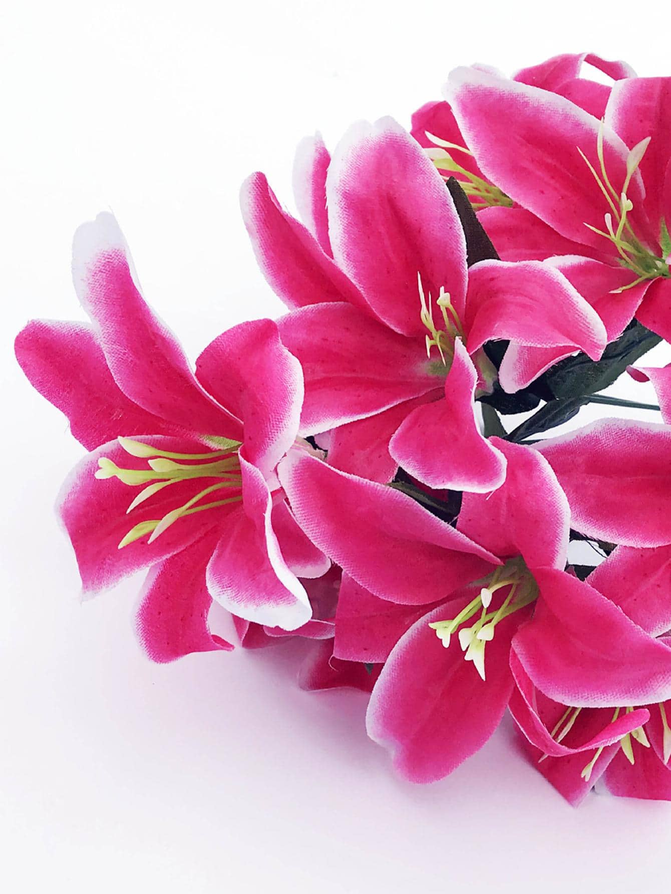 1 st konstgjord blomma - Röd - Visa 1