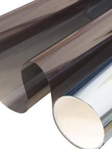 1pc Heat Insulation Glass Film Sunscreen Window Film For Home, Balcony, Office, Building, 45cm X 1m/2m/3m/5m/10m - Brown - View 3