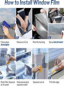 1pc Heat Insulation Glass Film Sunscreen Window Film For Home, Balcony, Office, Building, 45cm X 1m/2m/3m/5m/10m - Brown - View 9