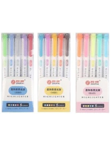 5入組混色記號筆 - 彩色 - 查看 2