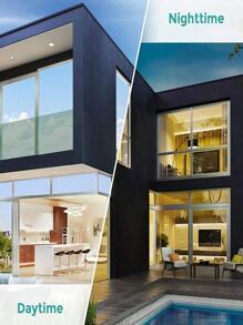 1pc Heat Insulation Glass Film Sunscreen Window Film For Home, Balcony, Office, Building, 45cm X 1m/2m/3m/5m/10m - Brown - View 6