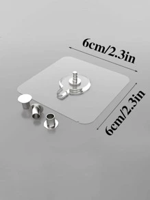 10pcs Clear Wall Hook - Clear - View 10