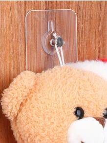 10pcs Clear Wall Hook - Clear - View 5