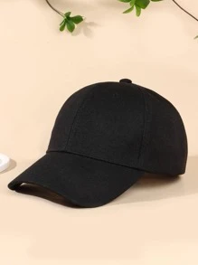 1 Unisex Màu Trơn Bãi Biển Mùa Hè Ngoài Trời Chống Nắng Mũ Bóng Chày - màu đen - Xem 2