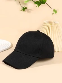 1 Unisex Màu Trơn Bãi Biển Mùa Hè Ngoài Trời Chống Nắng Mũ Bóng Chày - màu đen - Xem 8