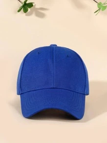 1入組中性素色夏季沙灘戶外防曬棒球帽 - 寶藍色 - 查看 3