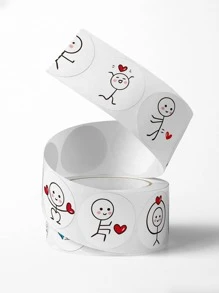 1卷人像圖案貼紙 - 彩色 - 查看 2