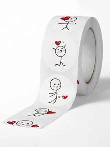 1卷人像圖案貼紙 - 彩色 - 查看 4