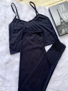 Women Pajama Sets - Black - View 1