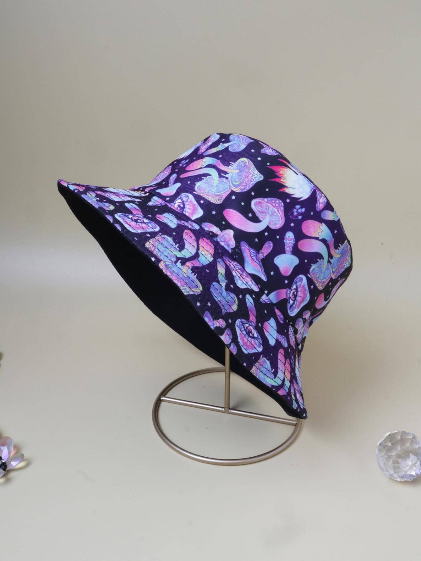 1 Mũ Nón Ngoài Trời 2 Mặt In Hình Hoạt Hình Mũ Nón - Nhiều màu - Xem 1