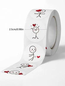 1卷人像圖案貼紙 - 彩色 - 查看 5