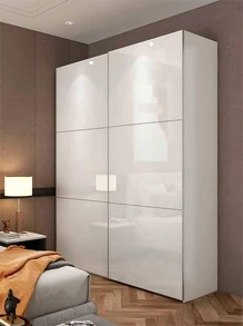 1roll Plain Color Kitchen Waterproof Wall Paper, Renovation Stickers Peel Wall Panels, Wall Paper, Wallpapers, Spring Decoration Items Refresh Your Home, Rama Decoration Stickers Gifts Birthday Graduation - White - View 2