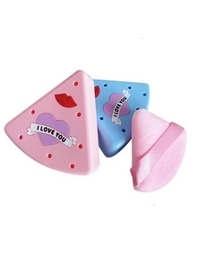 1pc Pink Powder Puff Case - Pink - View 4