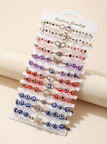 12pcs/set Eye Decor Bracelet
