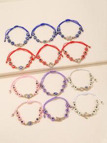 12pcs/set Eye Decor Bracelet